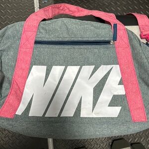 Nike Women's Duffel Bag - Gray and Pink